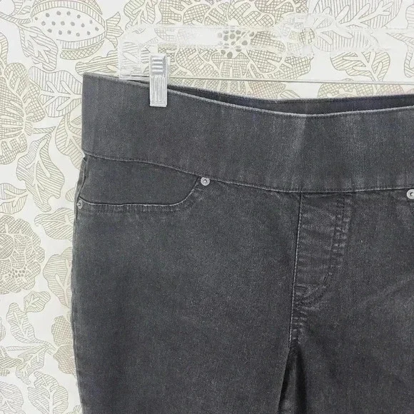 LOGO by Lori Goldstein Pull on Legging/ Jegging Crop Pants Women's 16P - Picture 5 of 9